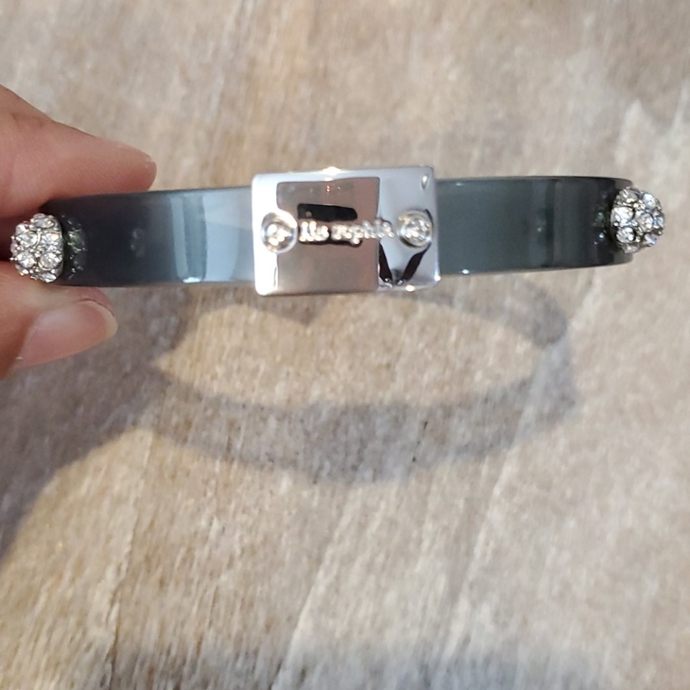 3/$18 Lia Sophia Bracelet  Gray/Silver - New - Lot 578
